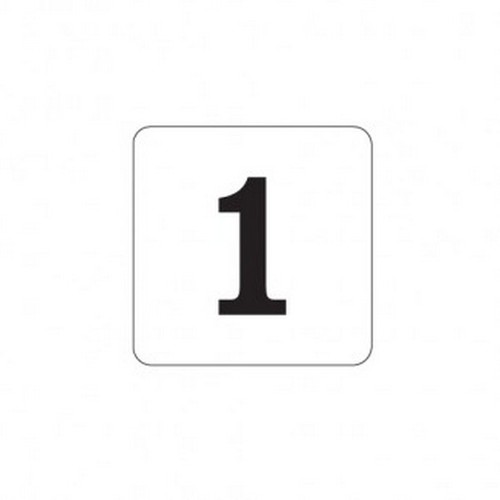 아트사인 아크릴번호판 (흰색) 0413 표지판 숫자판 사각 숫자
