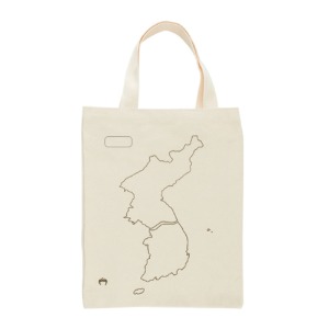 유니아트 캔버스그림가방 한국지도나라사랑 DIY가방