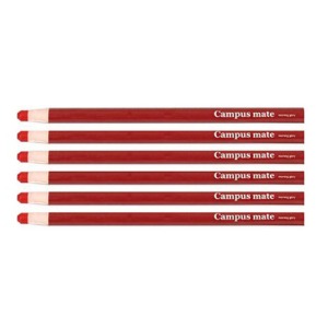 품절/모닝글로리 3000캠퍼스메이트 빨간 채점용 축지식 색연필 6개