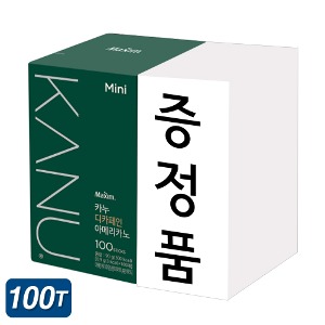 카누 디카페인 미니 아메리카노 100T+증정품 동서식품 커피 믹스 인스턴트 BD