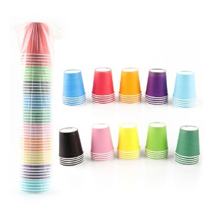 유니아트 종이컵 색상혼합 칼라 10종 혼합 색종이컵 꾸미기 만들기재료